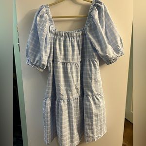 Hyacinth House blue gingham Dress